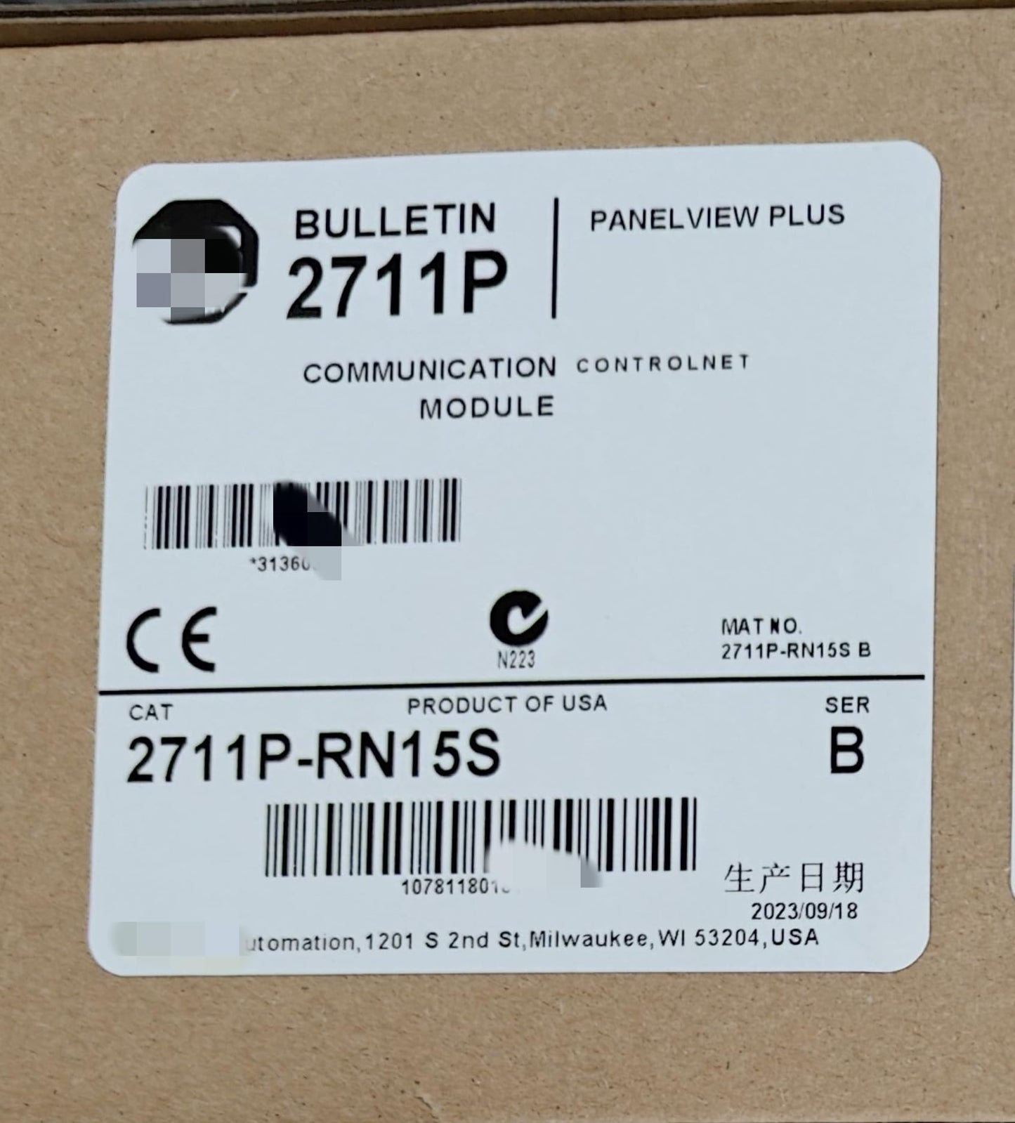 1PC NEW in Box 2711P-RN15S 2711P RN15S 2711PRN15S Fast Ship