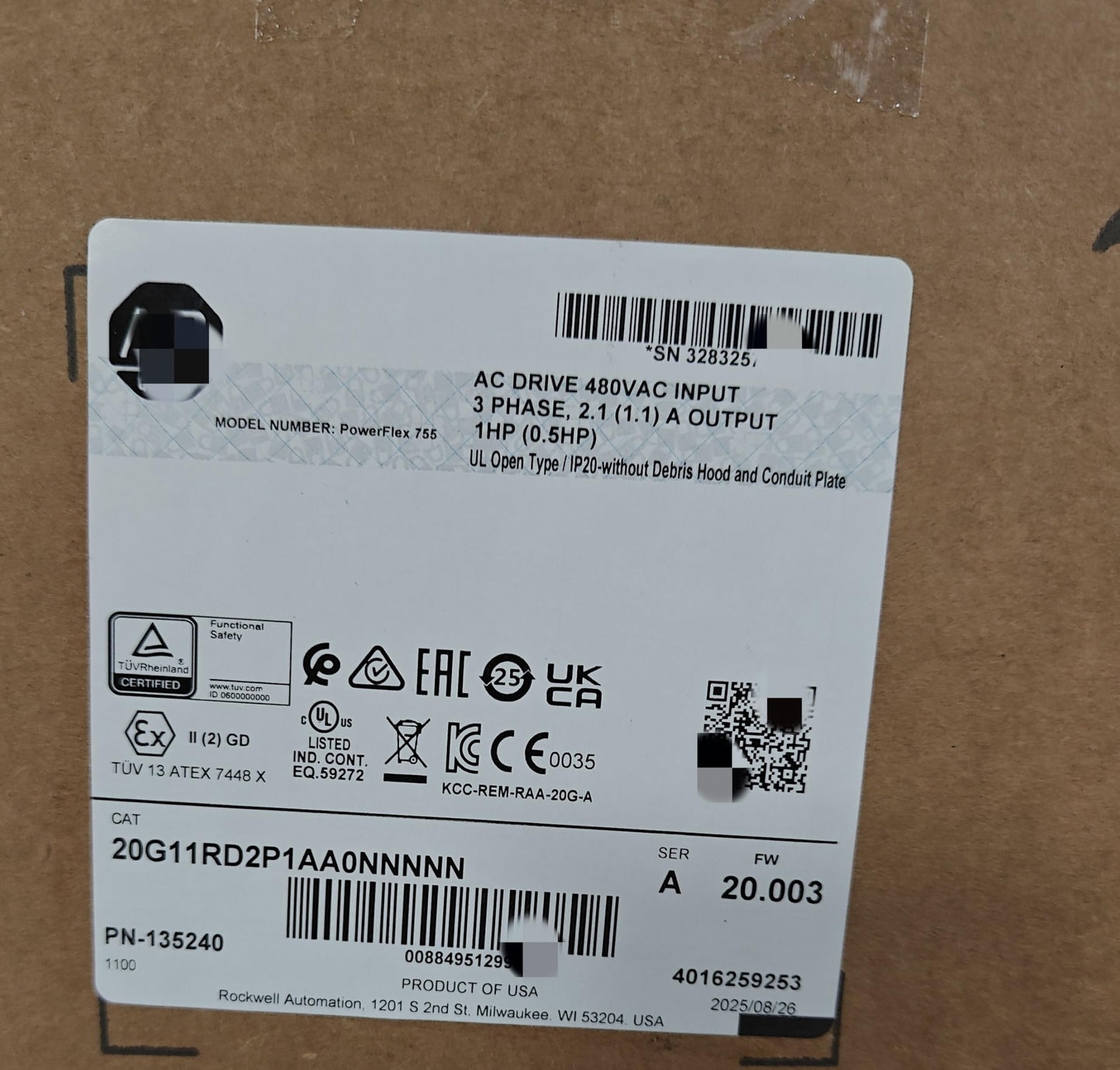 1PC NEW in Box 20G11RD2P1AA0NNNNN 20G11RD2P1AA0NNN 20G11RD2P1AA0 Fast DELIVERY